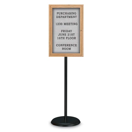 United Visual Products Corkboard, Triple Door, Radius Frame, 96x48", Black/Buff UV7006-BLACK-BUFF